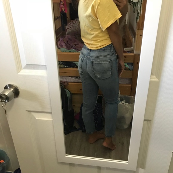 SOLD - AE high rise crop jeggings - Picture 2 of 5